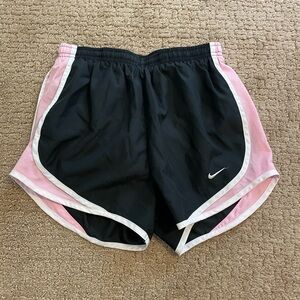 Nike Women's Athletic Shorts in Black and Pink